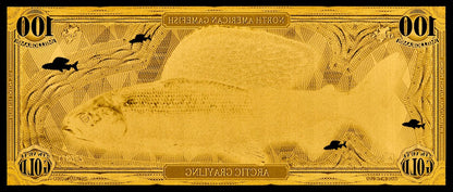 Arctic Grayling Aurum® 100mg 24k Gold Bill