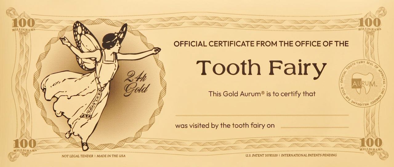 Tooth Fairy Aurum® 24k Gold Bill